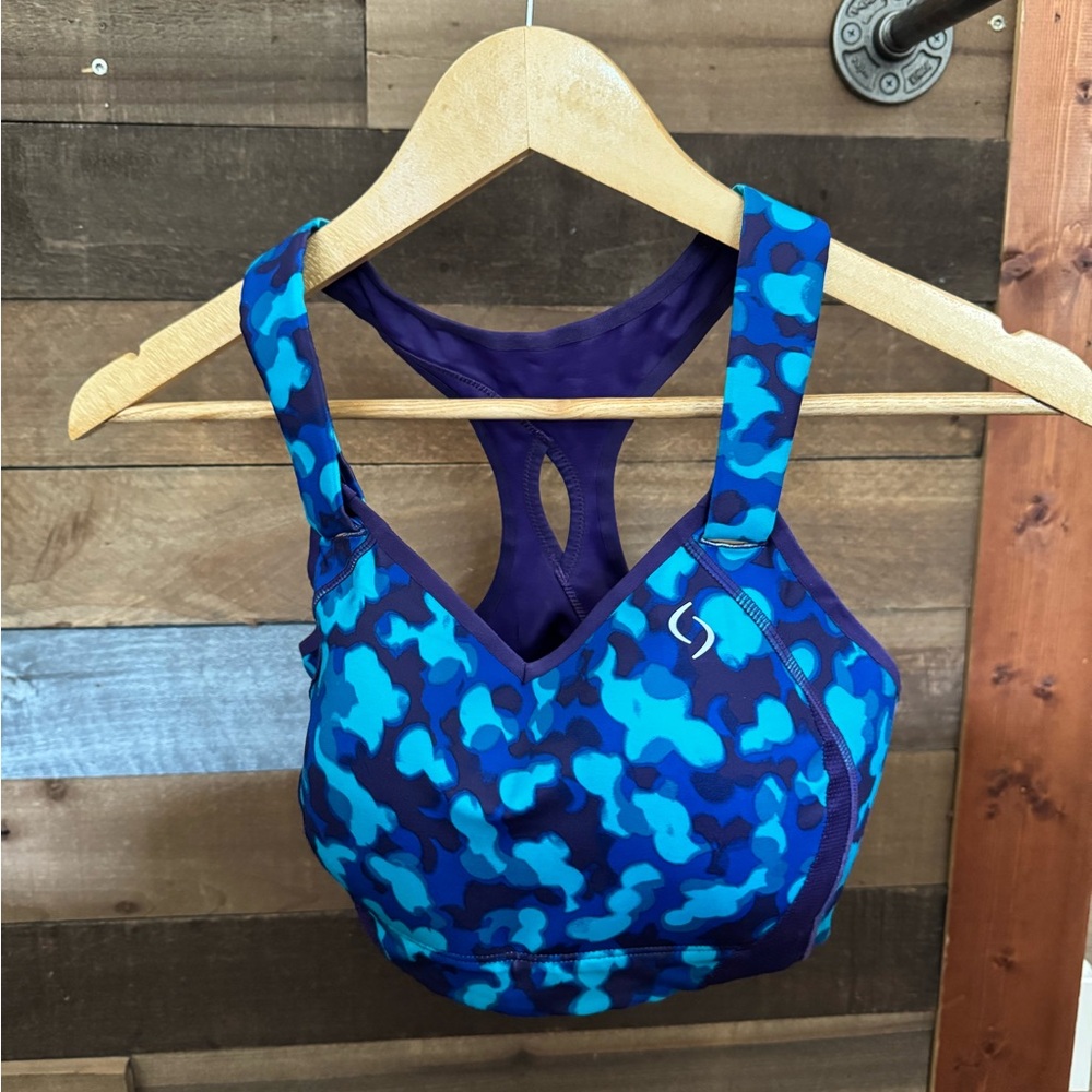 Blue and Purple Sports Bra